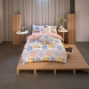 A set of four-piece pure cotton bed sheets and duvet covers with thickened brushed texture of Class A, which are fresh and skin-friendly for sleeping naked details Picture